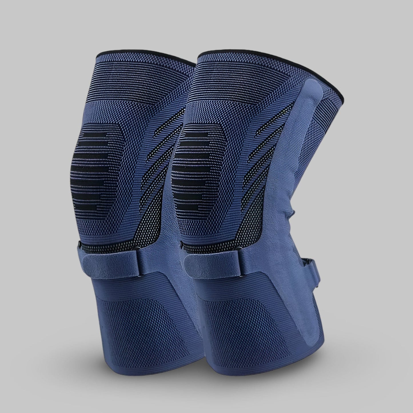 Genouillère Compressive | Posturovia 1 paire – Bleu / M