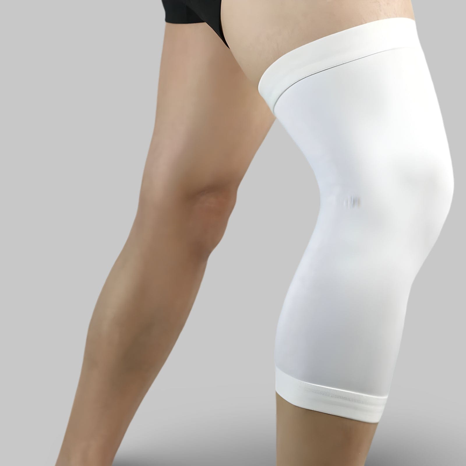 Genouillère De Compression | Posturovia 1 pièce Blanc / M