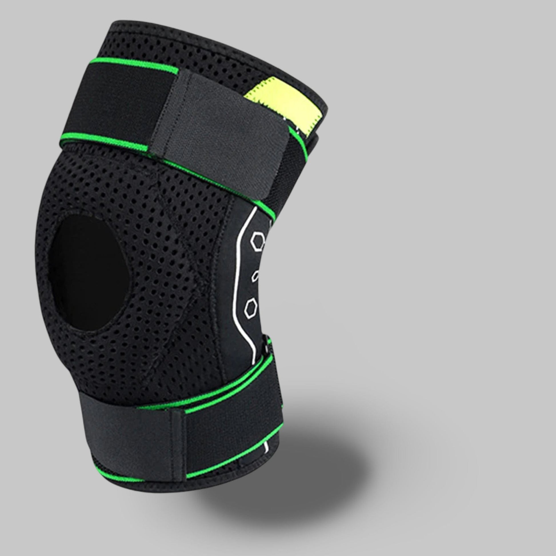 Genouillère de Maintien | Posturovia 1 pièce – Noir Vert