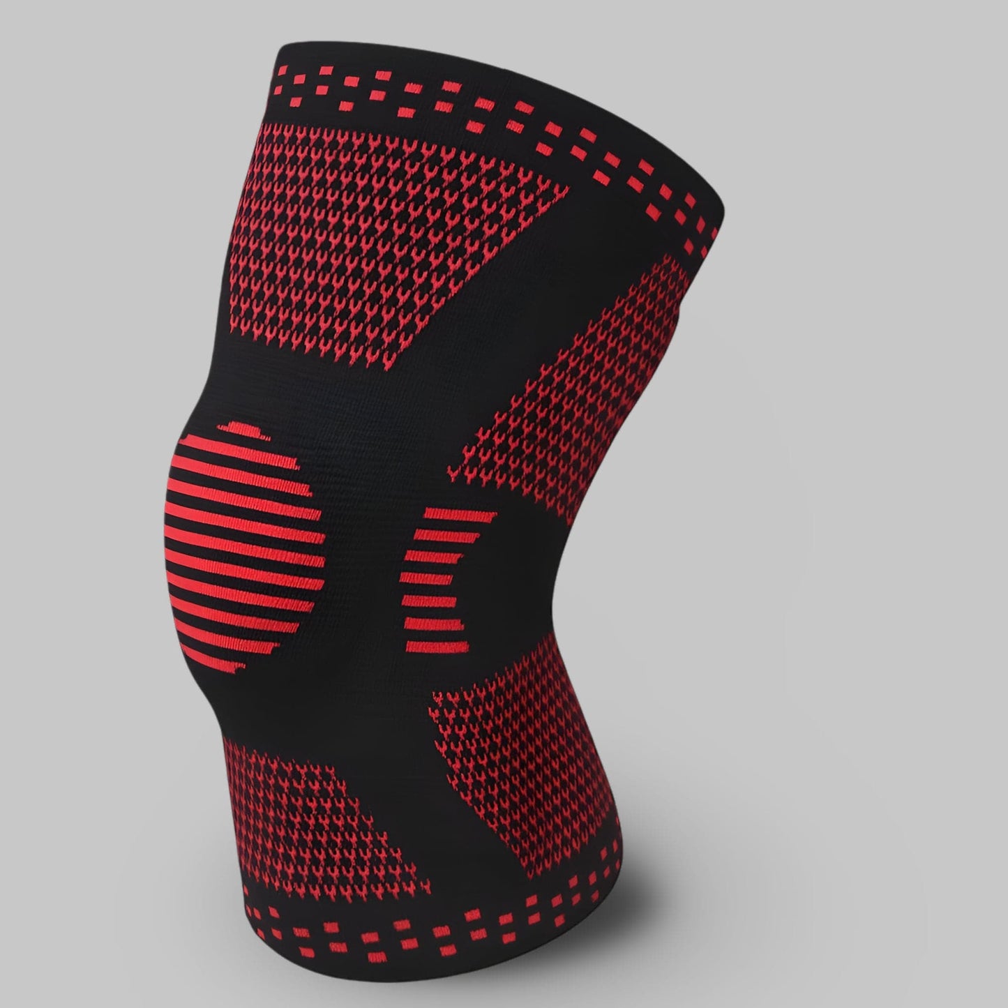 Genouillère élastique | Posturovia 1 pièce – Rouge / M