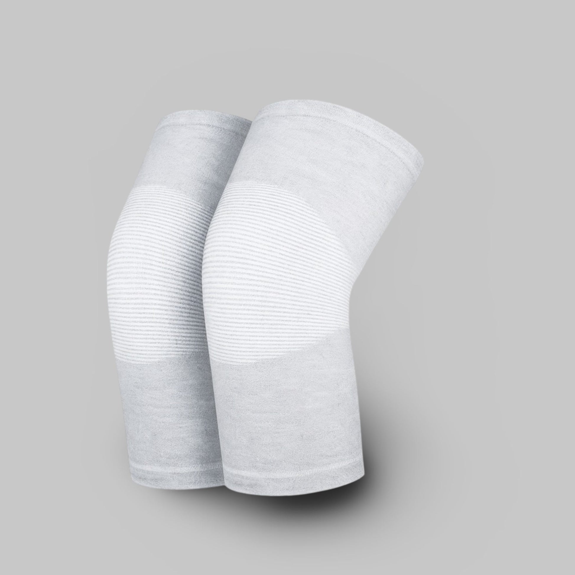 Genouillère en bambou | Posturovia 1 paire Gris 4 saisons / S
