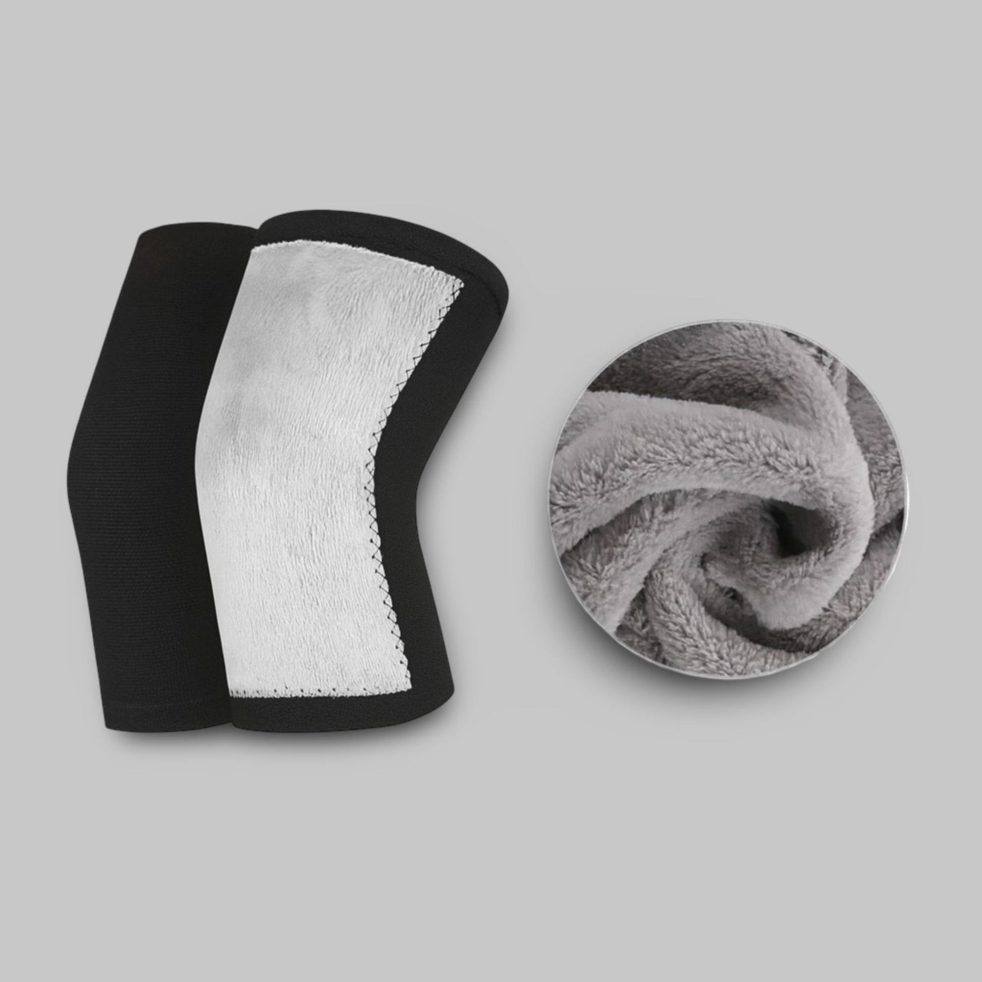 Genouillère en bambou | Posturovia 1 paire Noir hiver / M