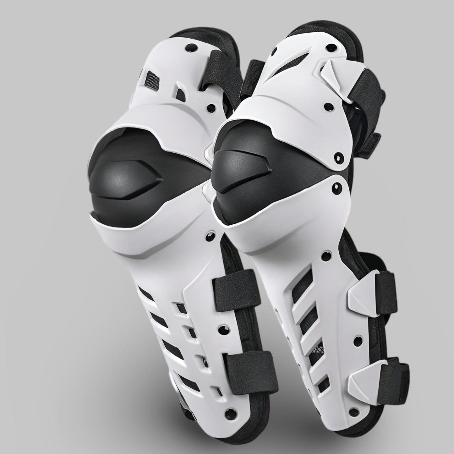 Genouillère Enduro | Posturovia 1 Paire Blanc - 1218