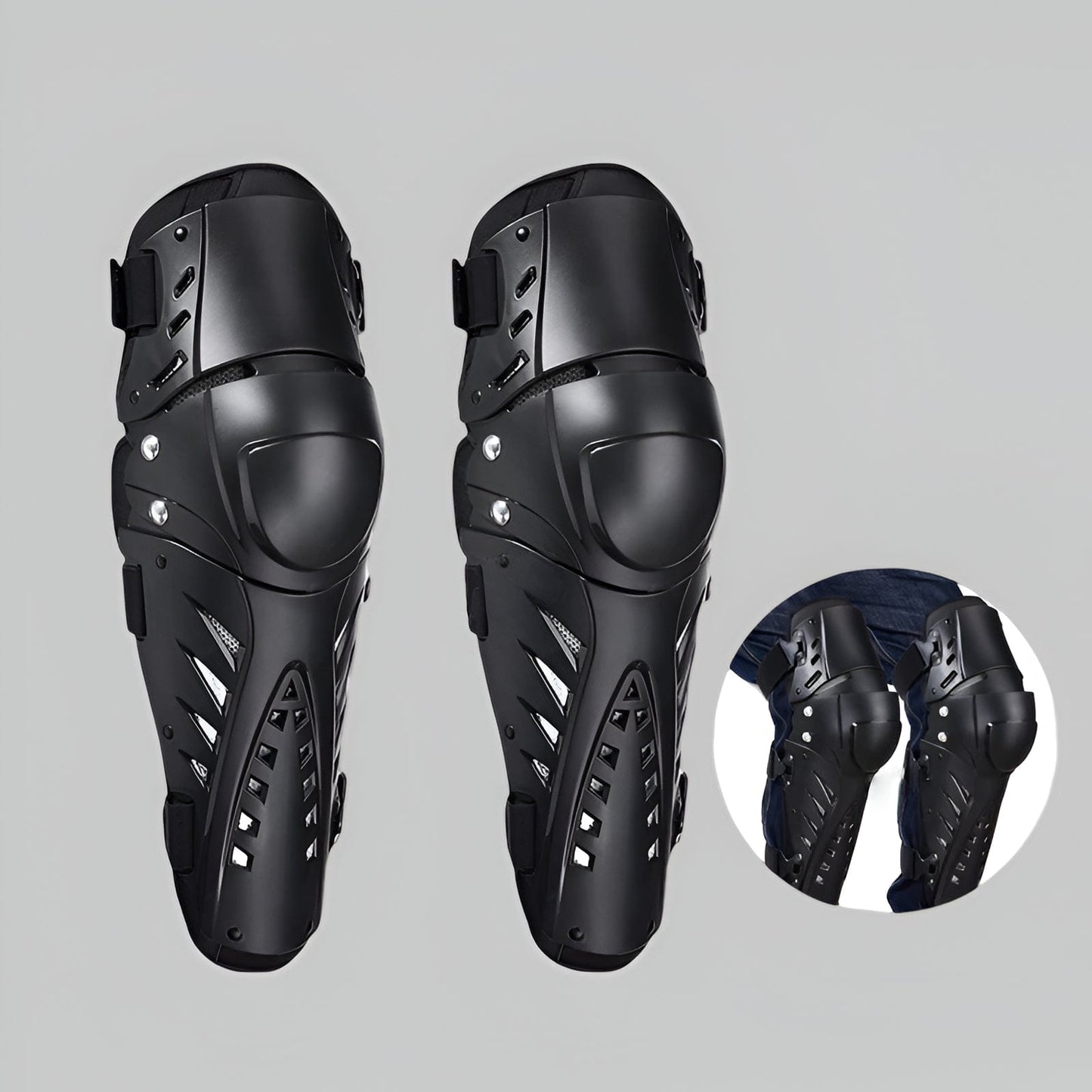 Genouillère Enduro | Posturovia 1 Paire Noir - TITAN