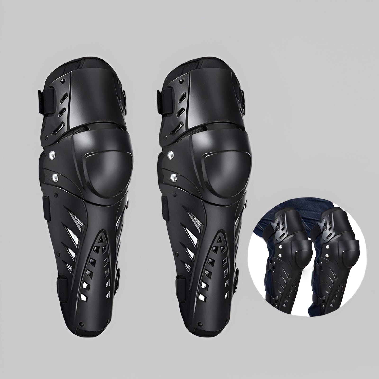 Genouillère Enduro | Posturovia 1 Paire Noir - TITAN