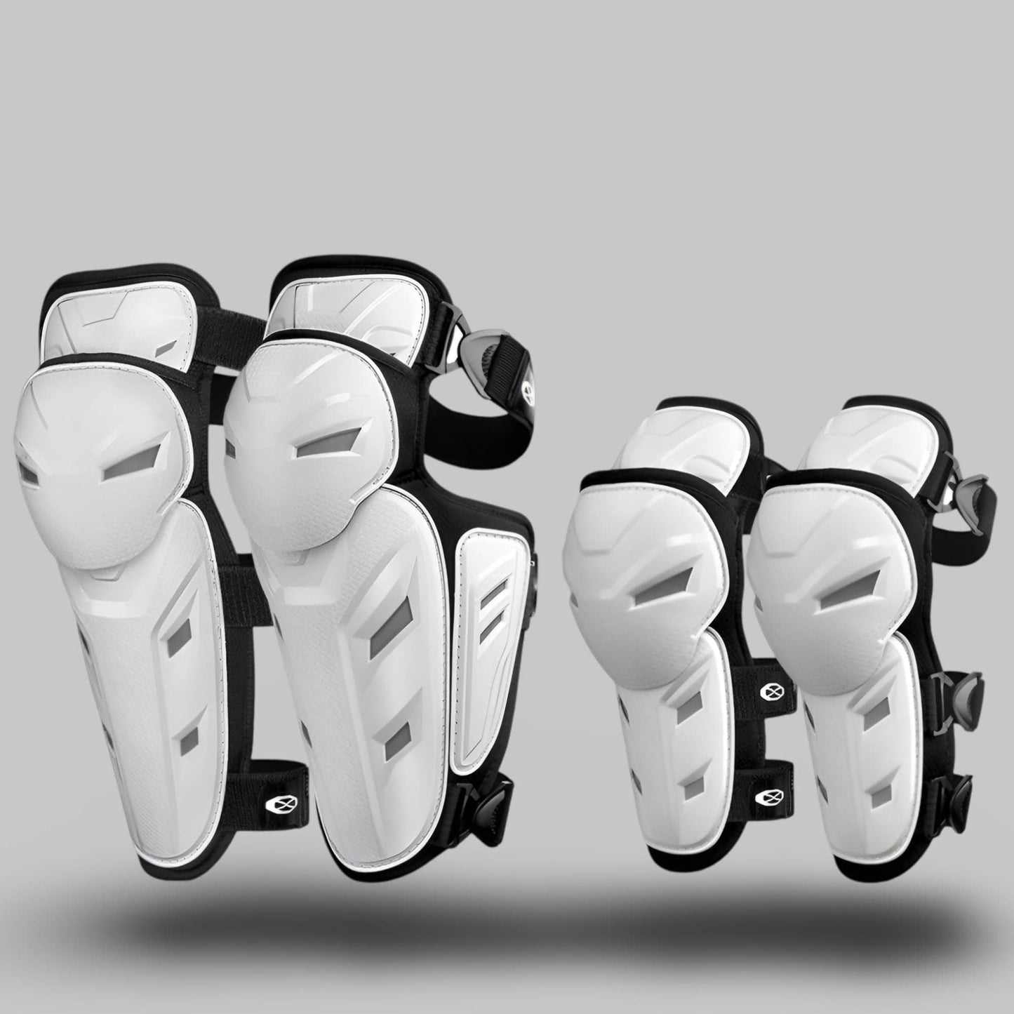 Genouillère Moto | Posturovia Blanc