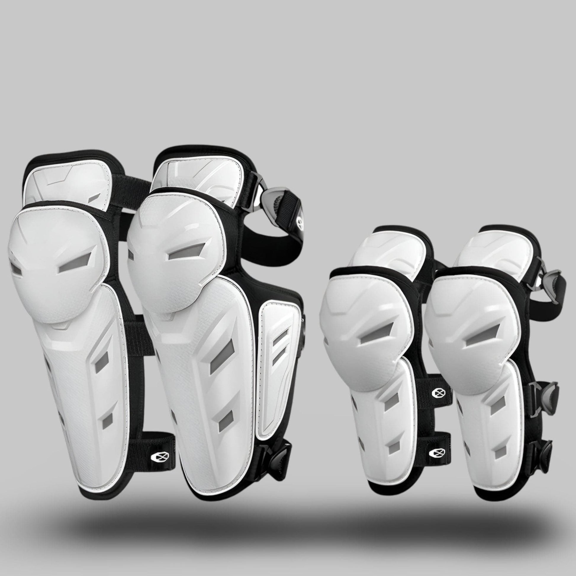 Genouillère Moto | Posturovia Blanc