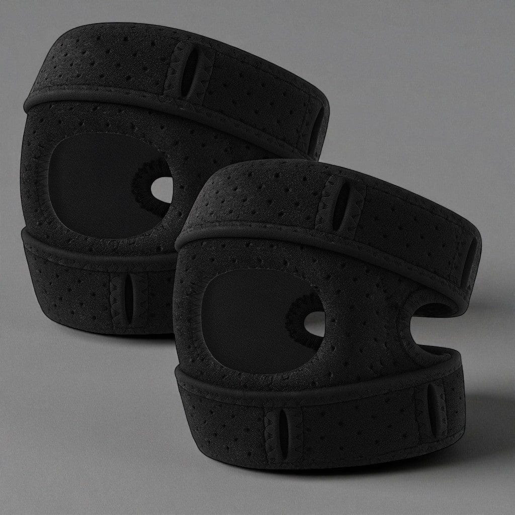 Genouillère Osgood Schlatter | Posturovia 2 pièces Noir