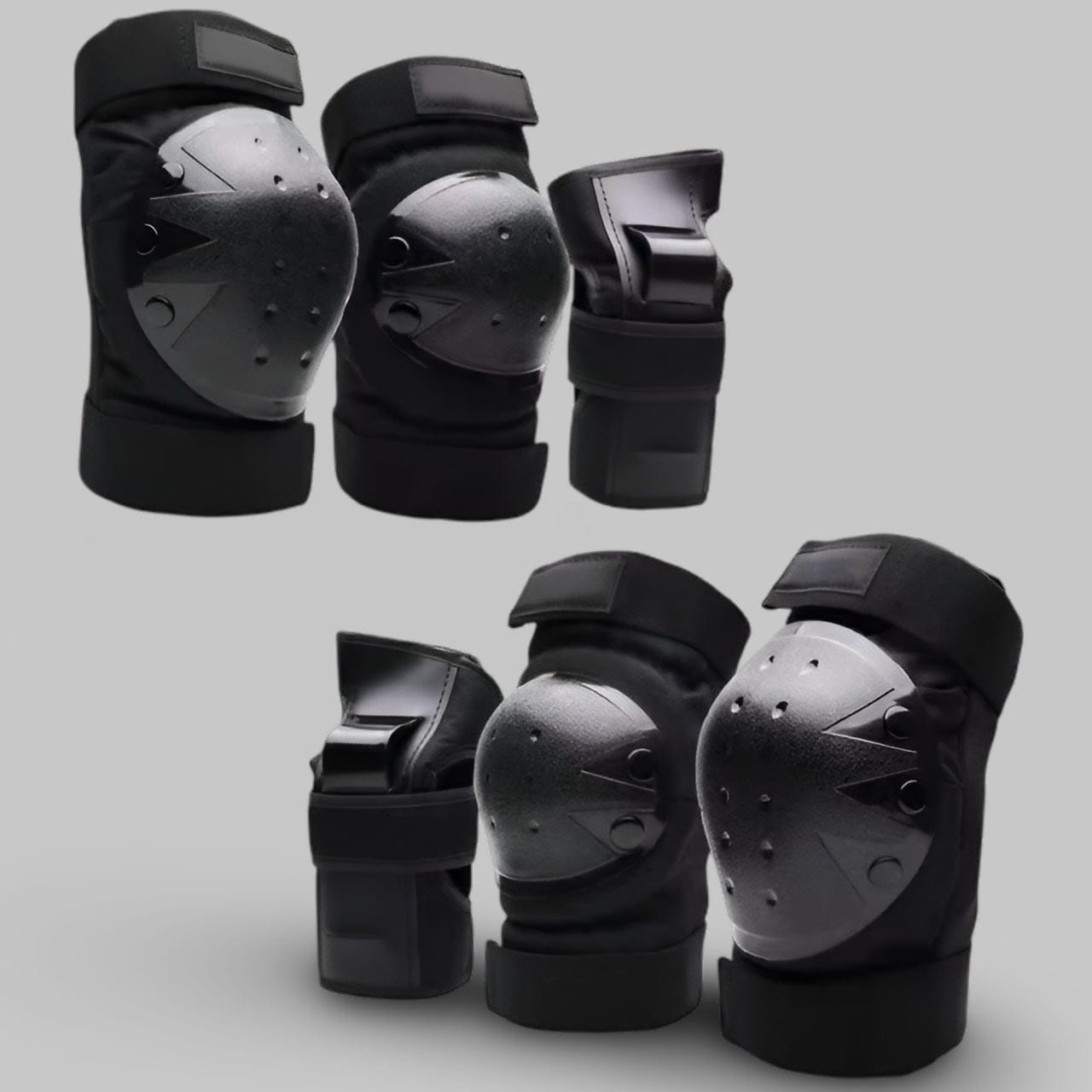 Genouillère Roller | Posturovia Noir / S – Poids 12-30 kg