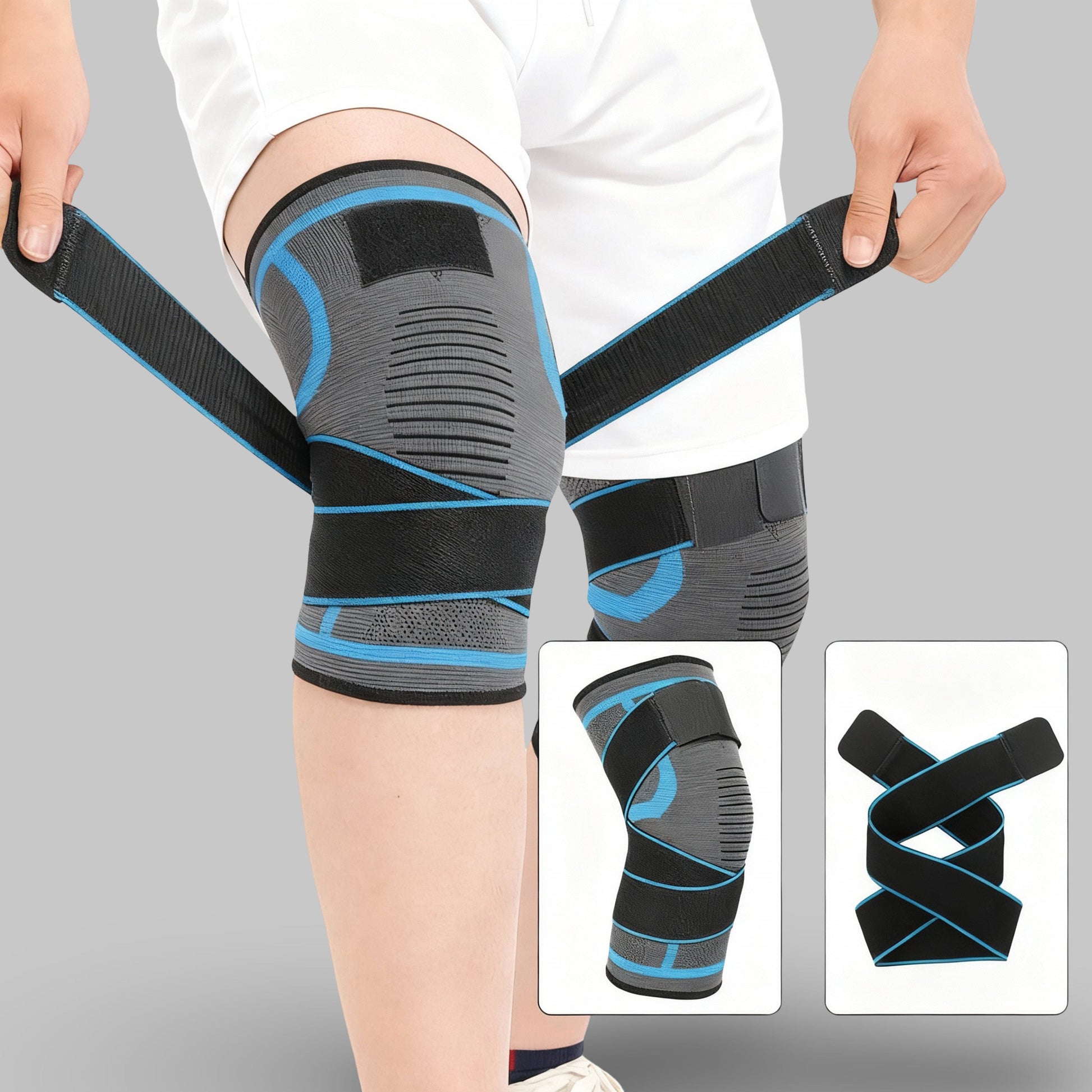 Genouillère Rotulienne Pour Le Sport | Posturovia 1 pièce Bleu / S