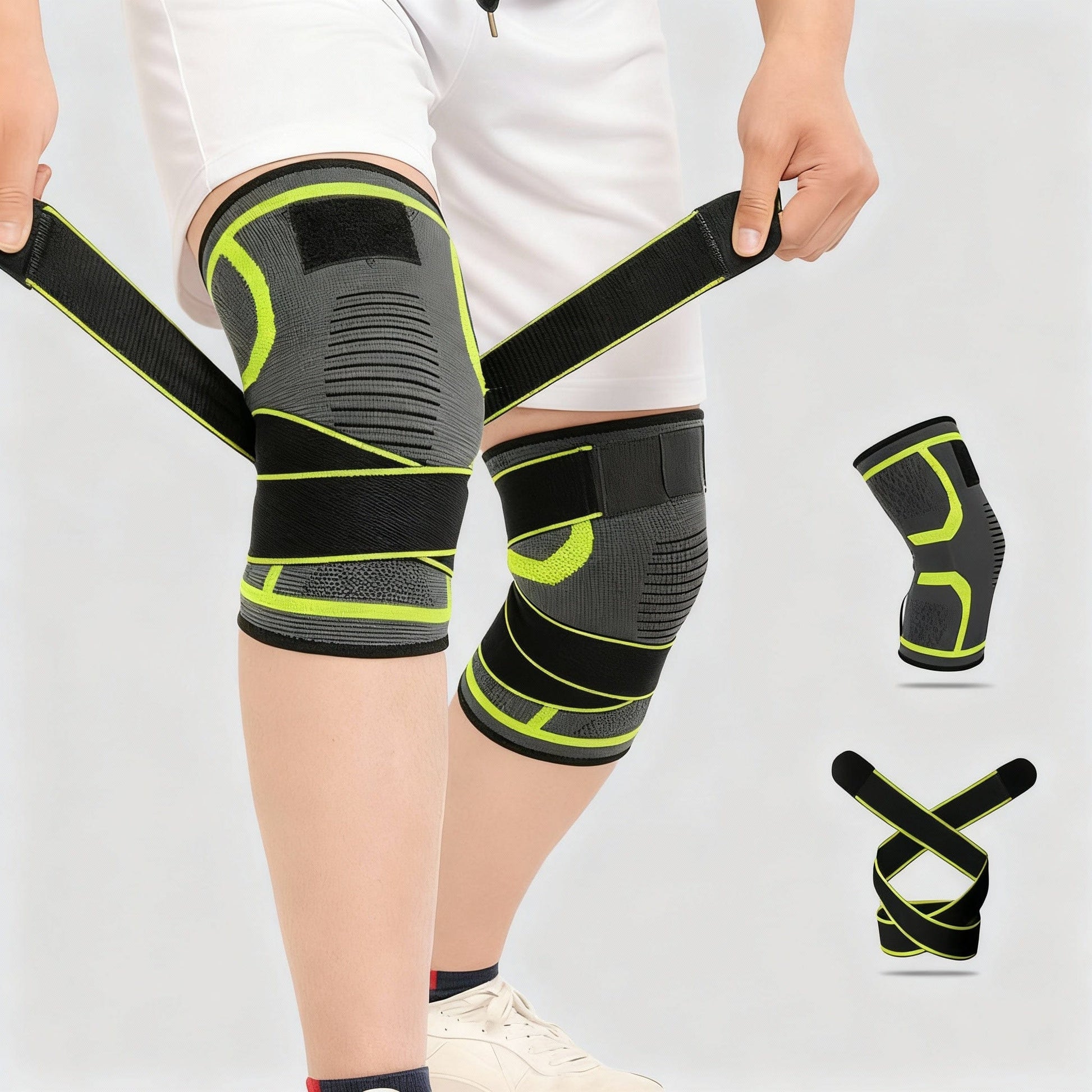 Genouillère Rotulienne Pour Le Sport | Posturovia 1 pièce Vert / S