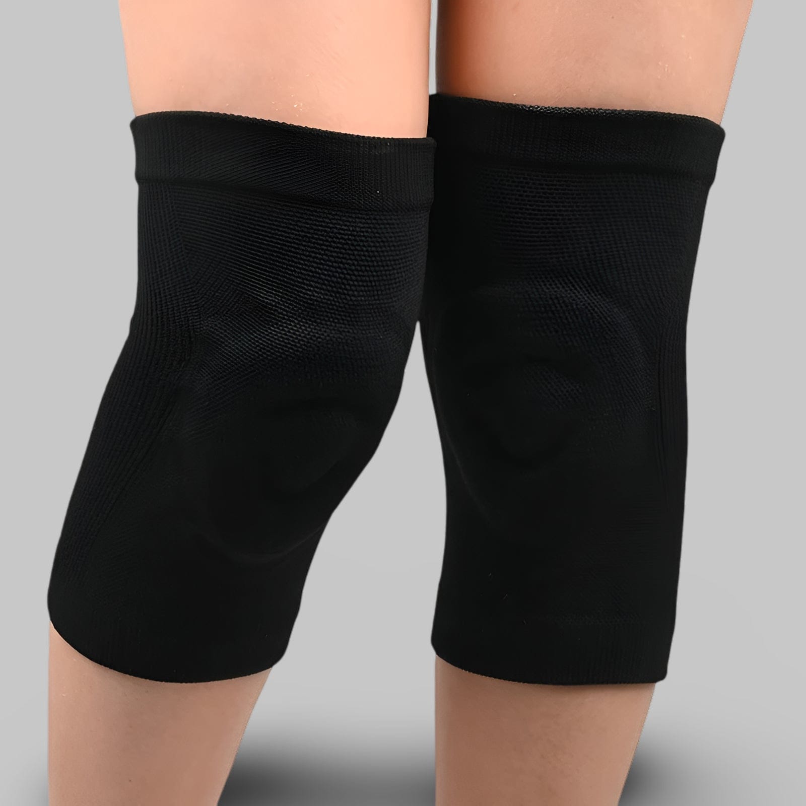 Genouillère Rotulienne Souple | Posturovia 1 paire – Noir / Tour de genou (30-40CM)