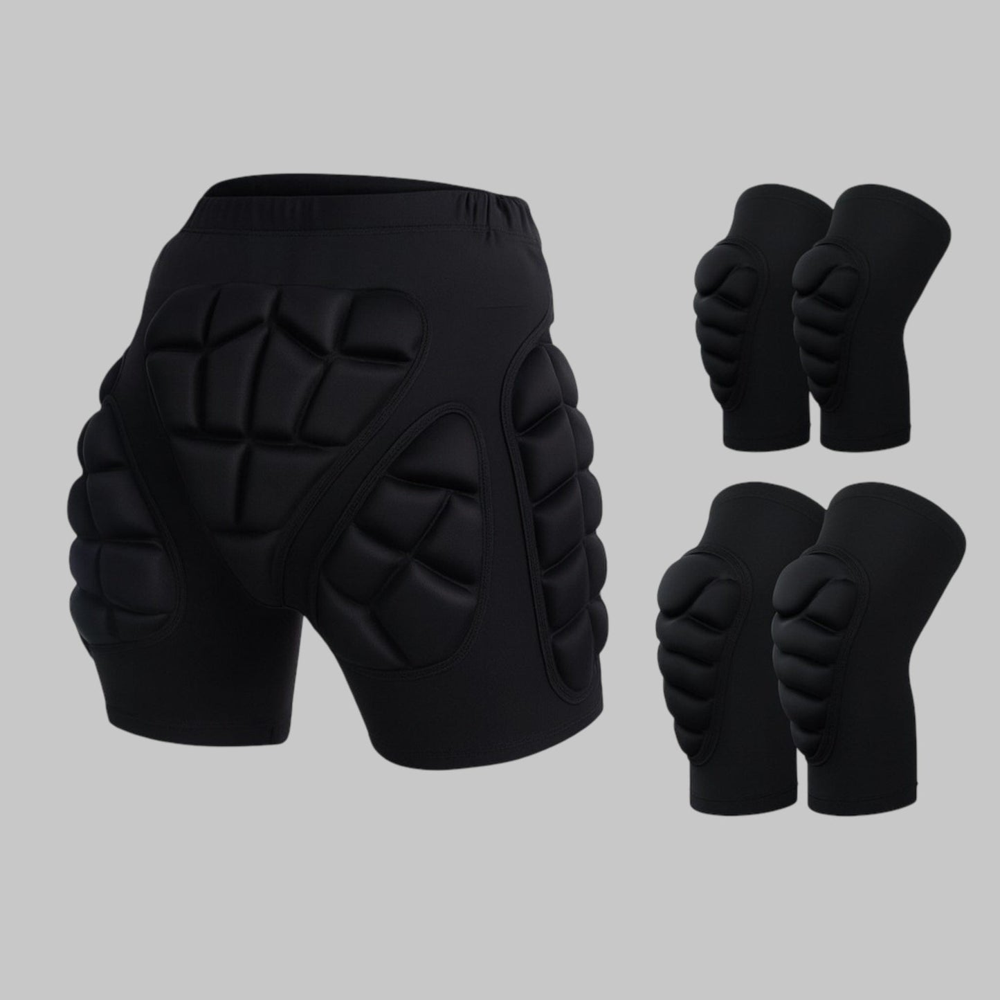 Genouillère Ski | Posturovia Short rembourré + Genouillères + Coudières / XXS