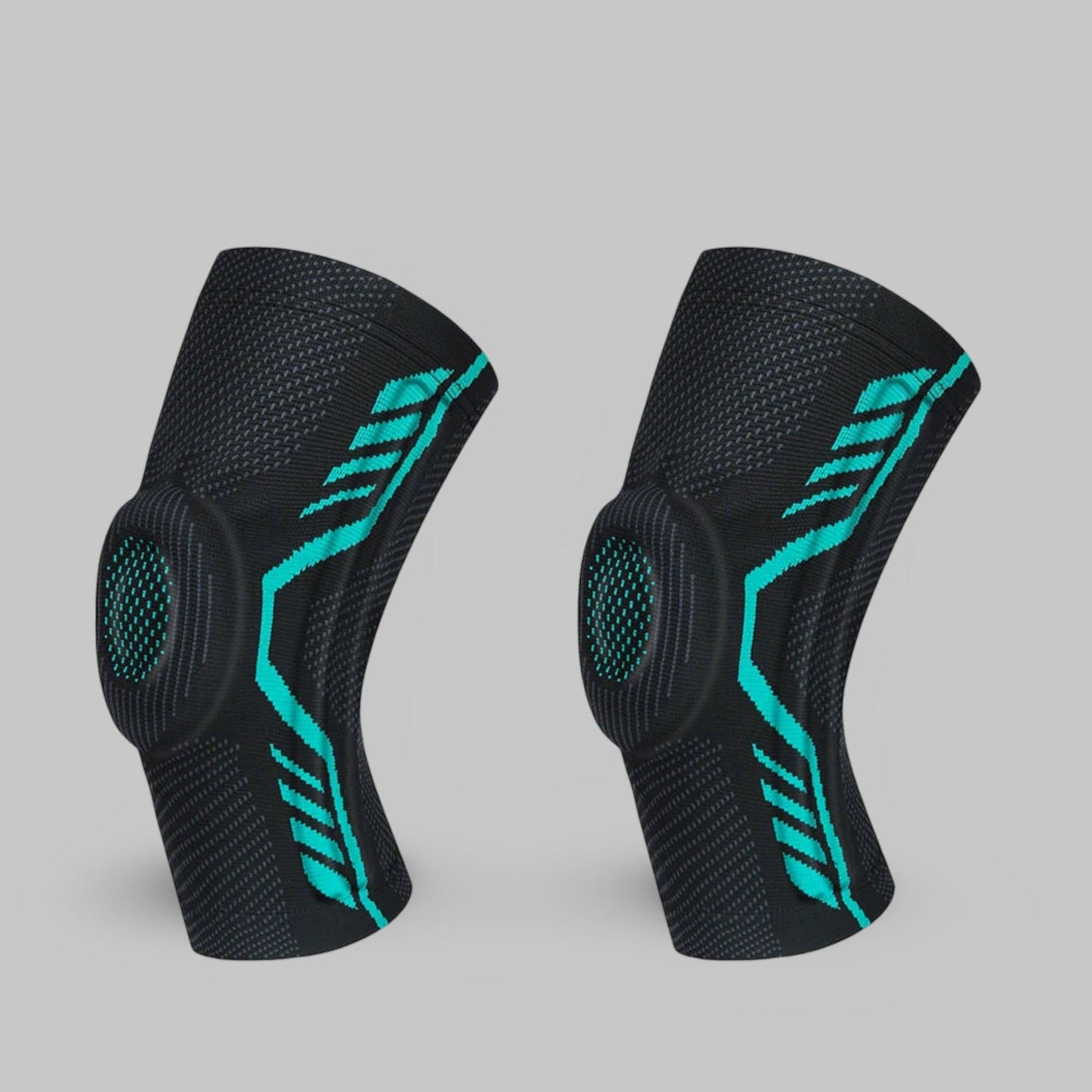 Genouillère Sportive | Posturovia 1 paire – Noir Vert / S