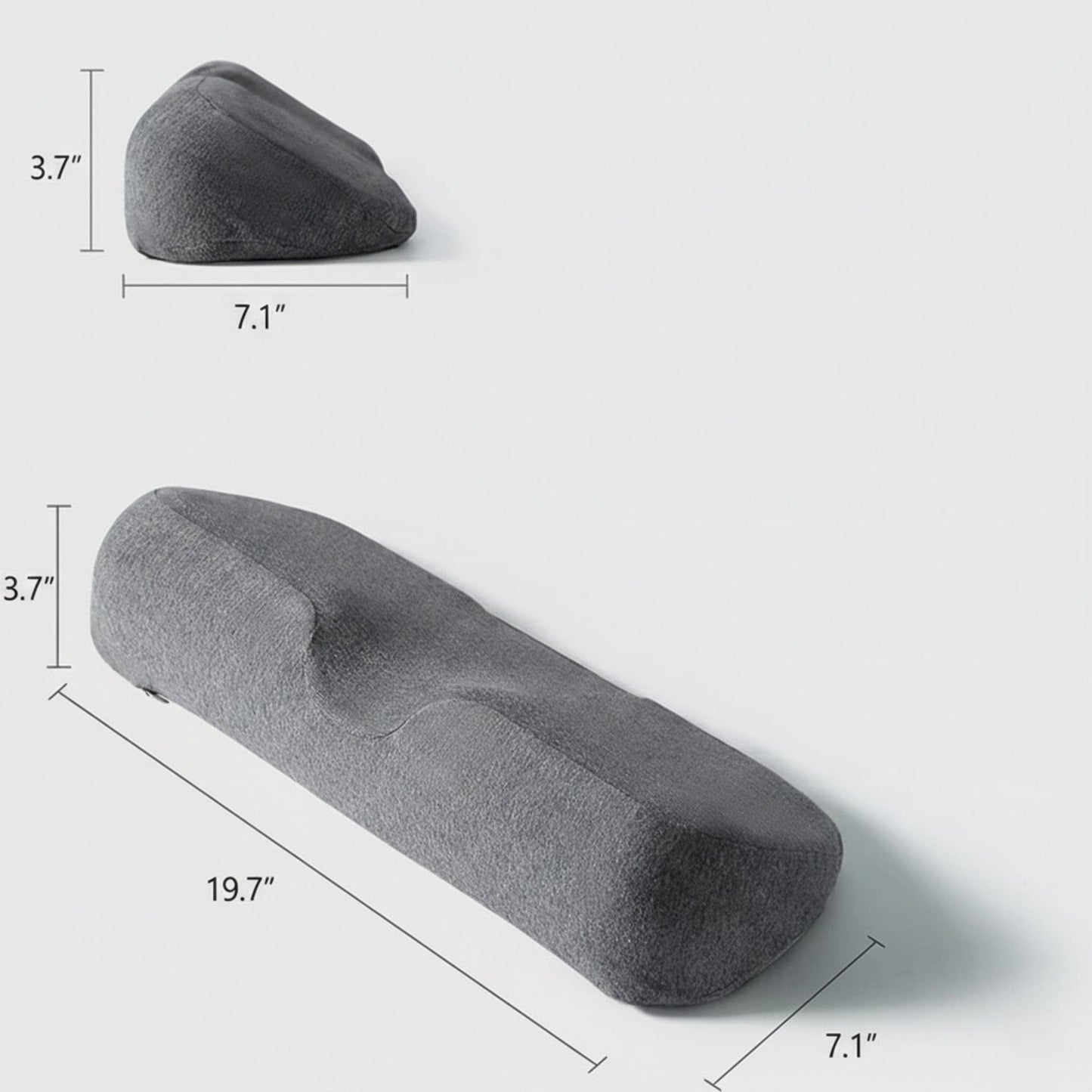 Oreiller Cervical Memoire De Forme | Posturovia Gris foncé