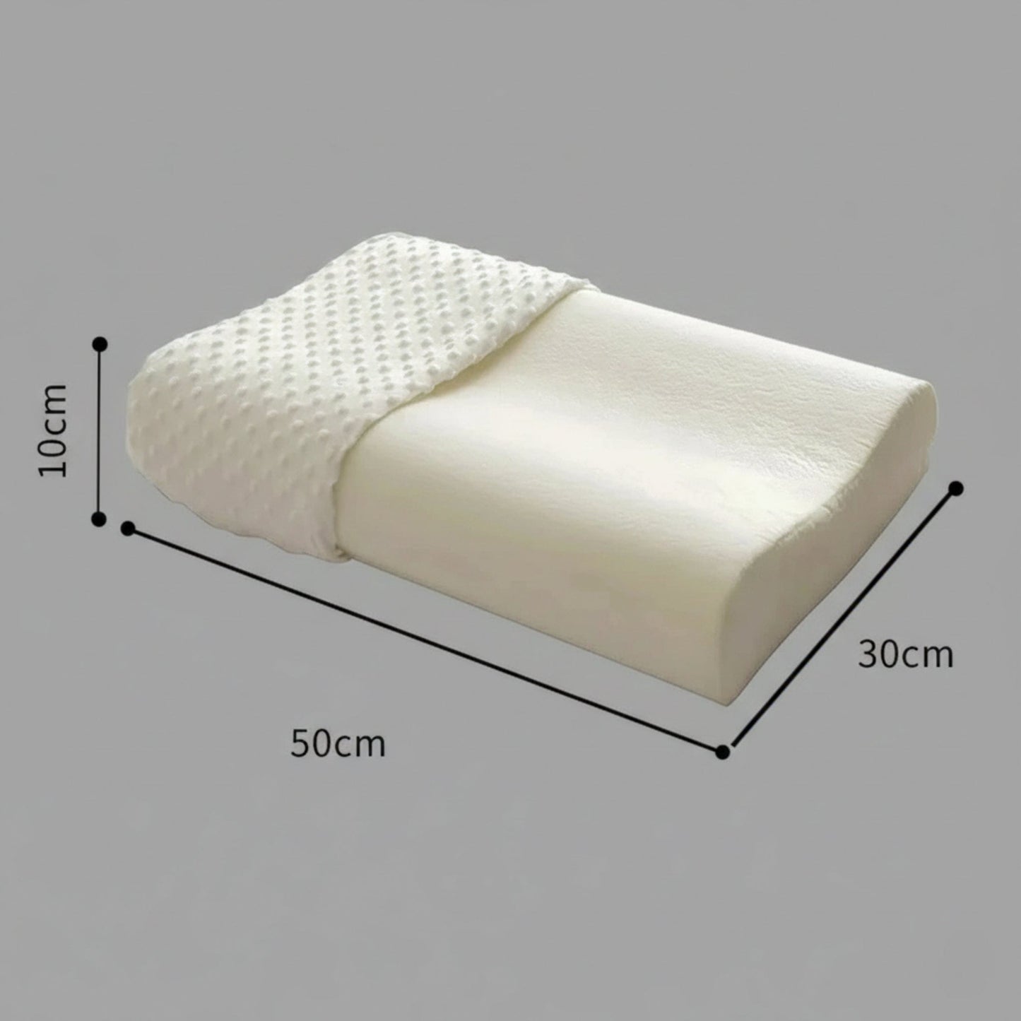 Oreiller Ergonomique Cervical | Posturovia 50x30cm