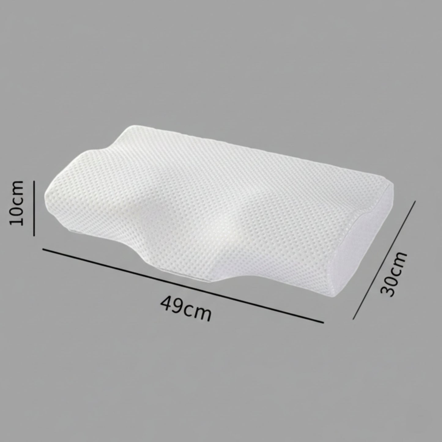 Oreiller Mémoire De Forme Cervical Blanc | Posturovia Blanc / 50x30cm