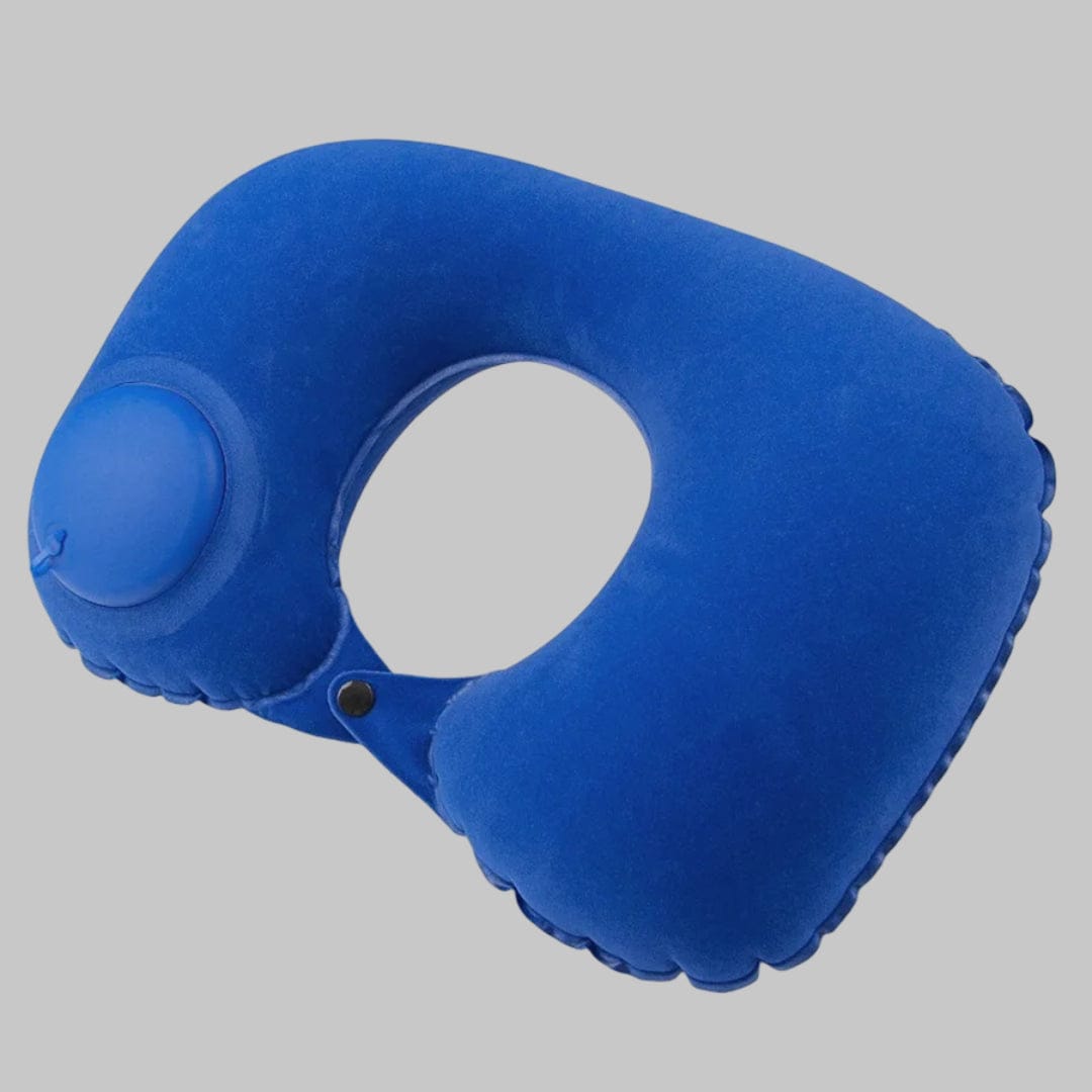 Oreiller Pour Cervical Gonflable | Posturovia Bleu Foncé
