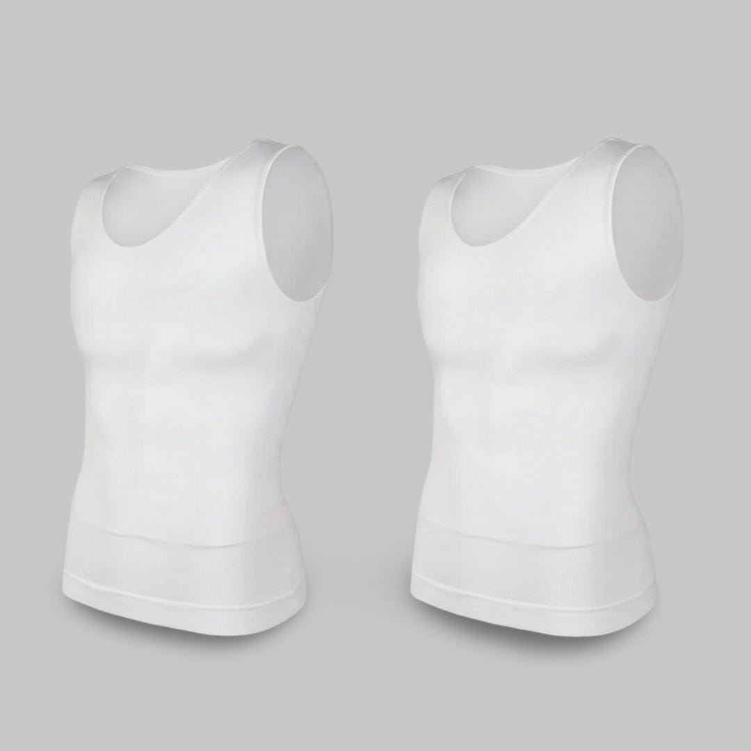 T Shirt Redresse dos | Posturovia 2 pièces – Blanc / S