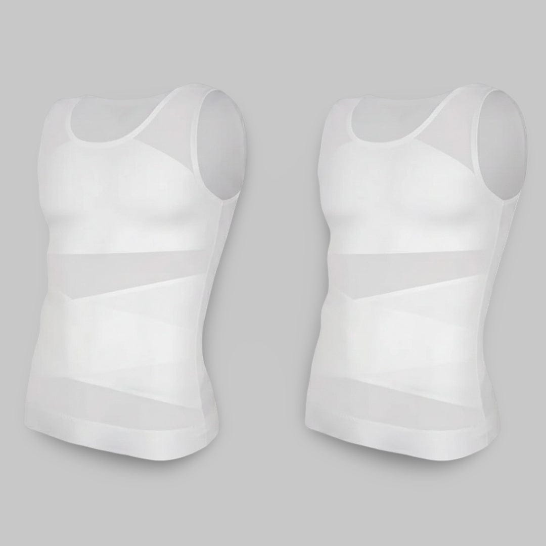 Tee Shirt Pour Redresser le dos | Posturovia 2 pièces blanc / M