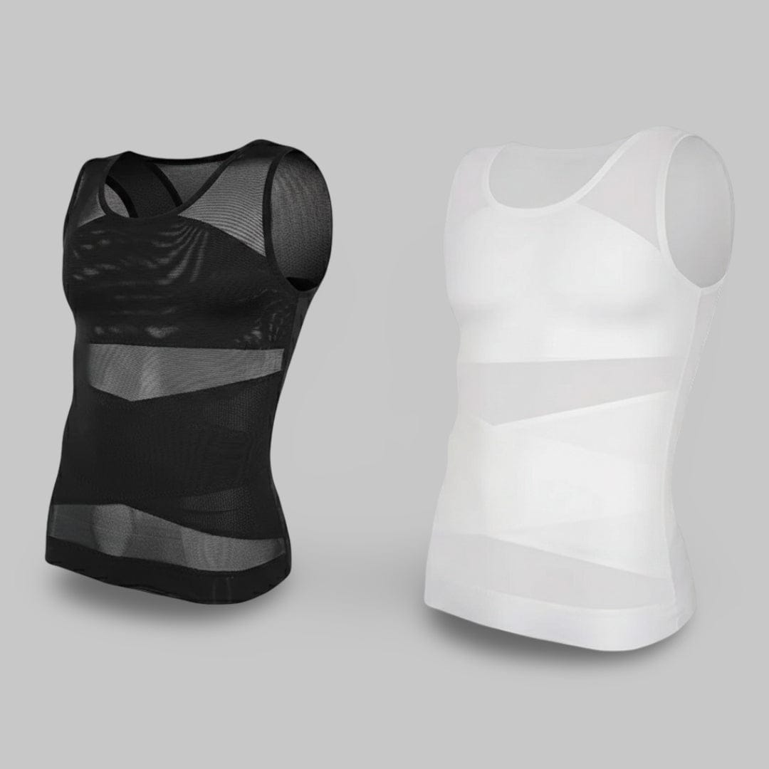 Tee Shirt Pour Redresser le dos | Posturovia Noir et blanc / M